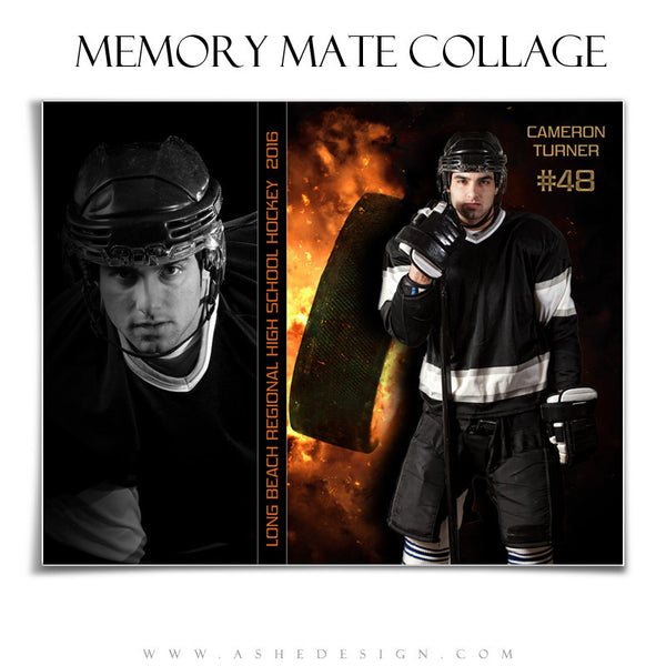 Sports Memory Mates 8x10 - Backdraft Hockey