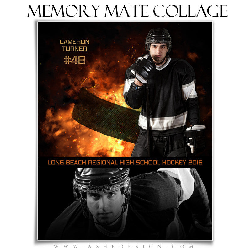 Sports Memory Mates 8x10 - Backdraft Hockey
