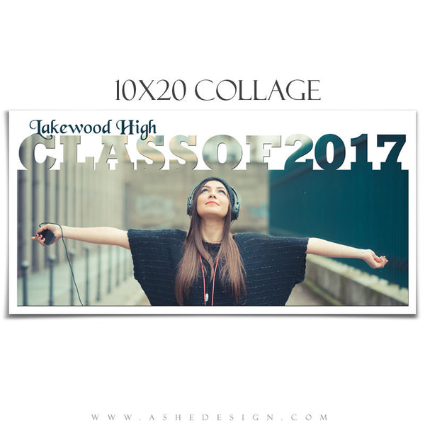Senior Collage Set (12x12, 10x20, 11x14) - Senior Year 2017
