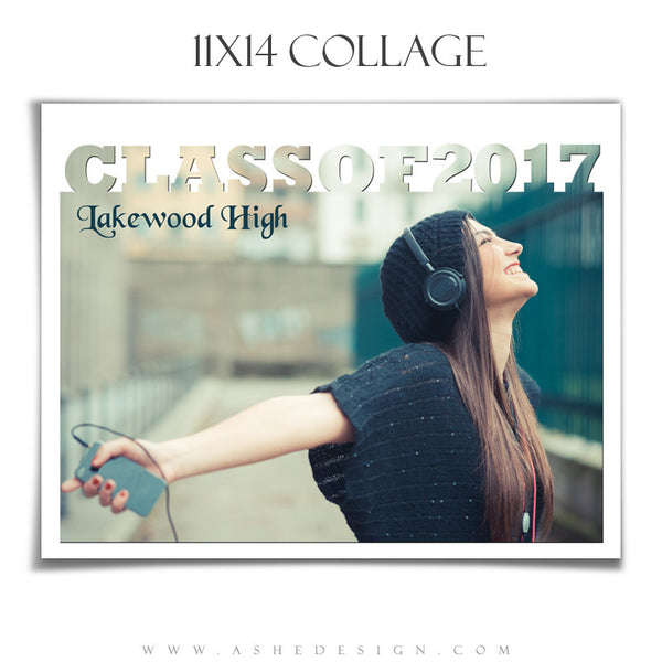 Senior Collage Set (12x12, 10x20, 11x14) - Senior Year 2017