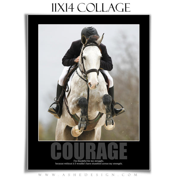 Motivational Collage Set (8x10,10x20,11x14) - Courage
