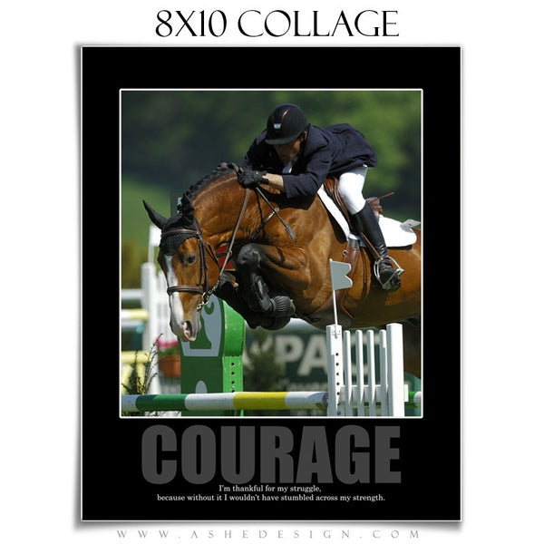 Motivational Collage Set (8x10,10x20,11x14) - Courage
