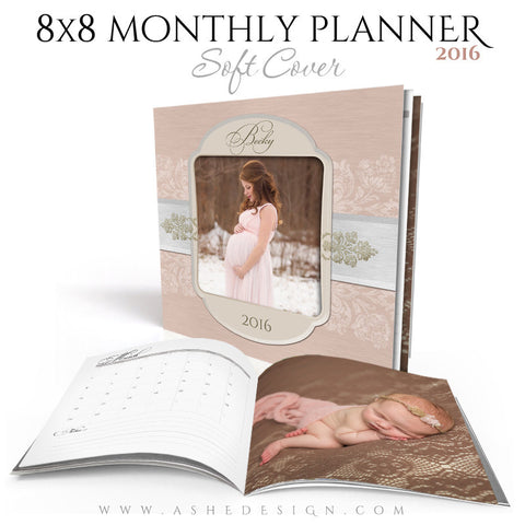 Ashe Design | Photo Book Soft Cover 8x8 | Monthly Planner Cover 2016 | Imagine