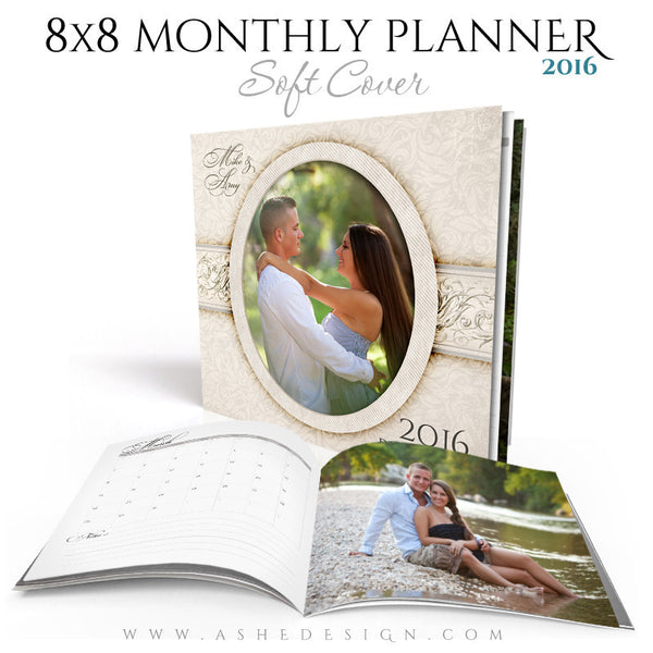 Ashe Design | Photo Book Soft Cover 8x8 | Monthly Planner Cover 2016 | I Do