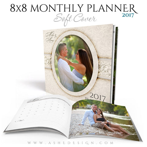 Ashe Design | Photo Book Soft Cover 8x8 | Monthly Planner Cover 2017 | I Do