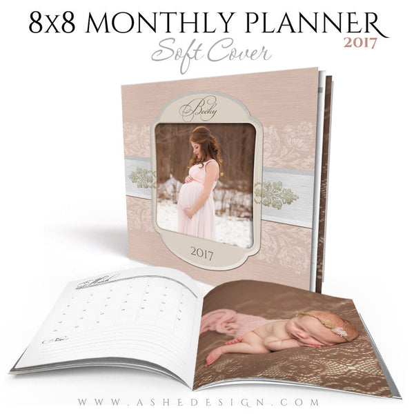 Ashe Design | Photo Book Soft Cover 8x8 | Monthly Planner Cover 2017 | Imagine