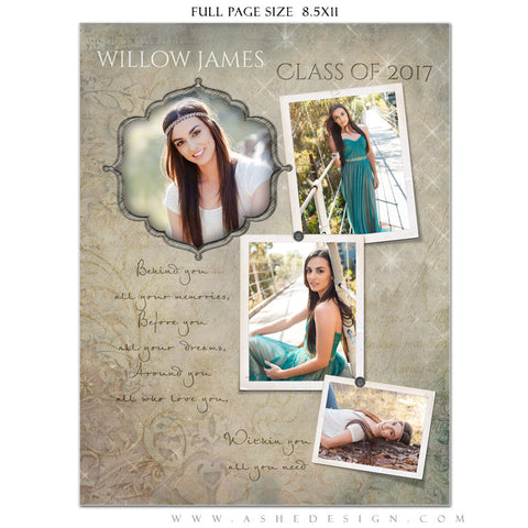 Ashe Design | Yearbook Ad | Full Page | Seniors