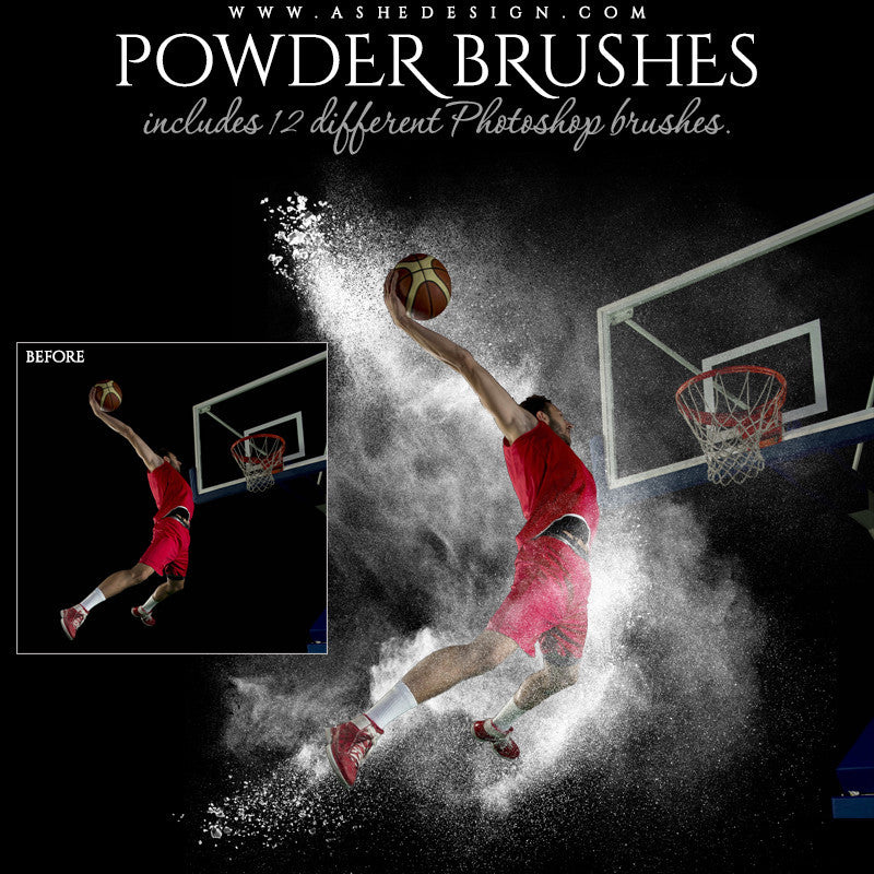Ashe Design | Designer Gems | Photoshop Brush Set | Powder