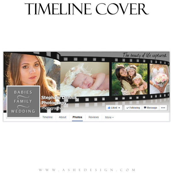 Ashe Design | Timeline Cover | Film Strip