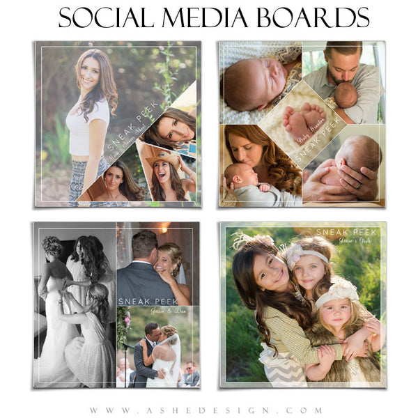Ashe Design | Social Media Boards | Sneak Peek